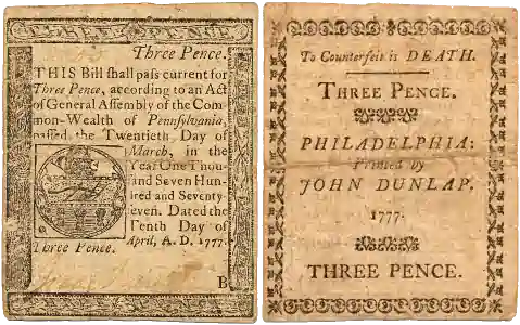 Colonial Philadelphia currency